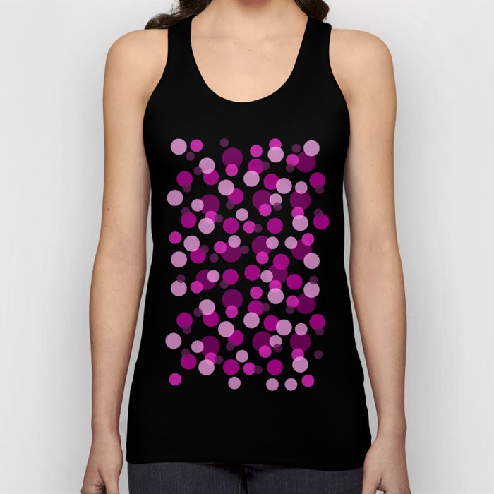 Pink and Purple Spots Tank Top