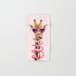 THIRSTY GIRAFFE Hand & Bath Towel