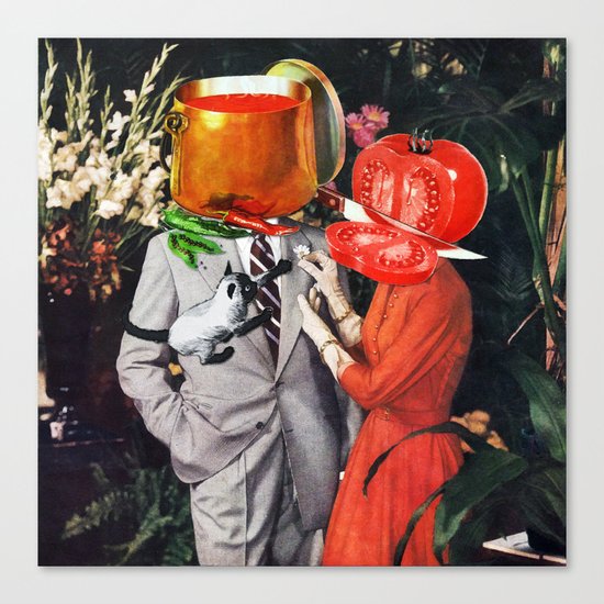 Hot Couple Canvas Print