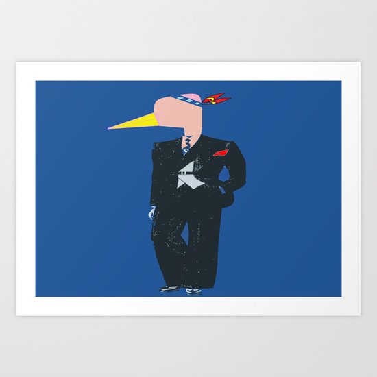 Chief Flaminggg Art Print