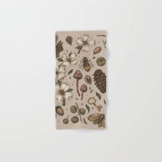 Nature Walks (Light Background) Hand & Bath Towel
