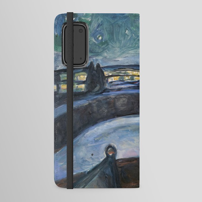 Edvard Munch - Starry Night Android Wallet Case