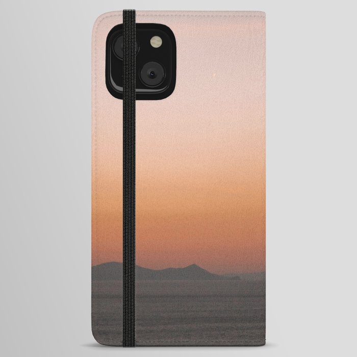 Soft Sunset over the Sea | Summer in Greece, south of Europe | Nature, Travel Photography fine art iPhone Wallet Case