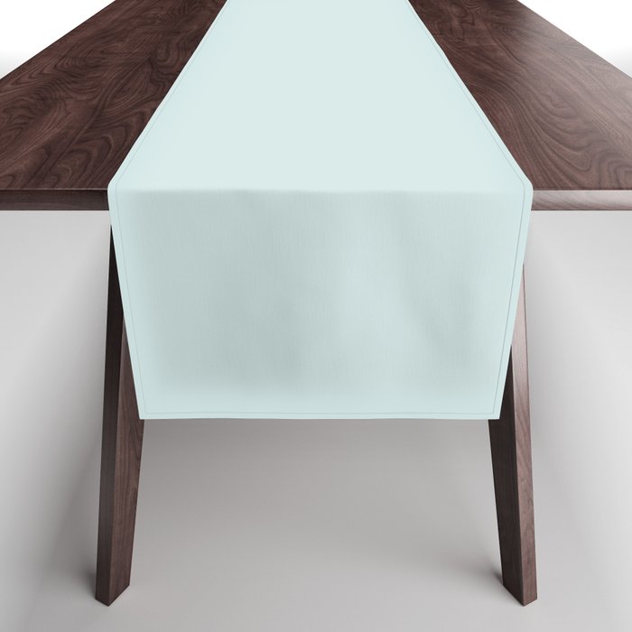 SEA GLASS COLOR. Pale Blue solid color Table Runner