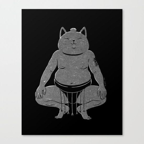 Lucky Sumo Canvas Print