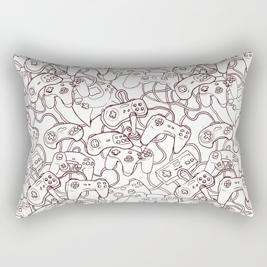 Joysticks Rectangular Pillow