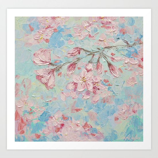 Yoshino Cherry Blossoms No. 2 Art Print