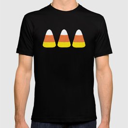 Candy Corn Jumble (black background) T Shirt