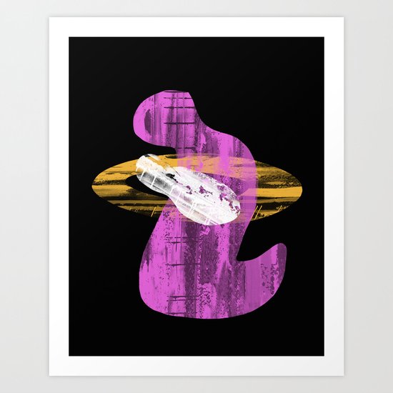 A Mother's Love - Abstract, pastel artwork Art Print