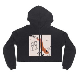 Dive Into Vacation Wine Hoody