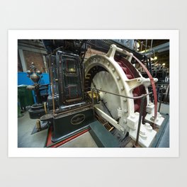 Ferranti Generator Art Print | Ferranti, Engine, Generator, Digital, Color, Mosi, Power, Station, Photo, Energy 