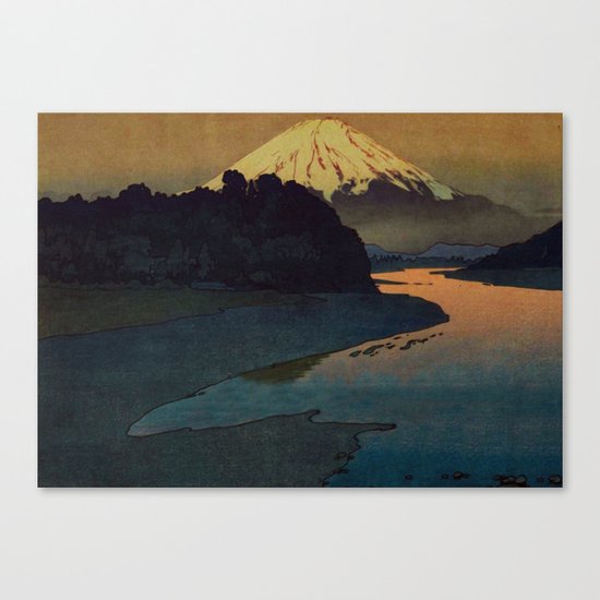 Sunset at Aga Canvas Print