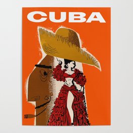 Vintage Travel Ad Cuba Poster