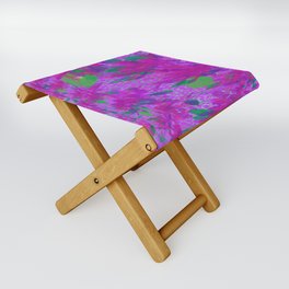 Floral Confetti in the Wind  Folding Stool