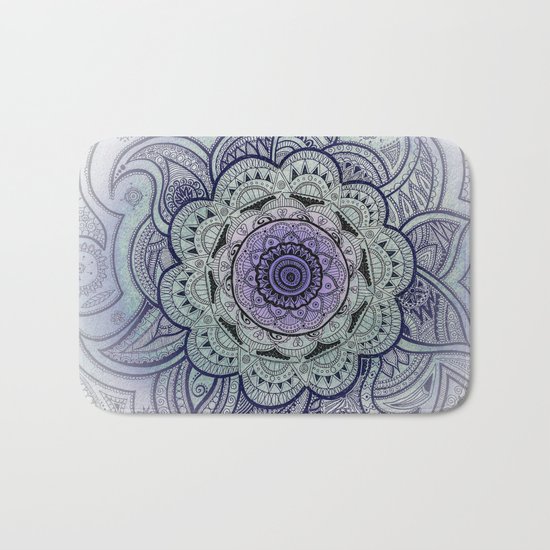 Mandala Purple Bath Mat