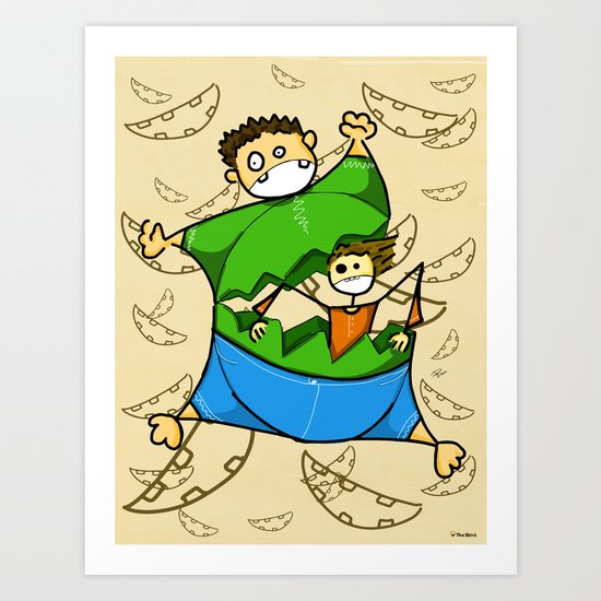Happy Easter Art Print