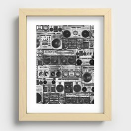 house of boombox Recessed Framed Print