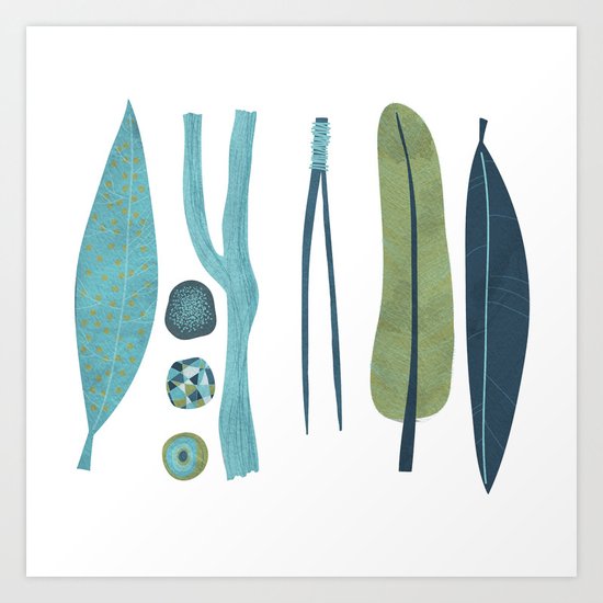 Sticks and Stones Art Print