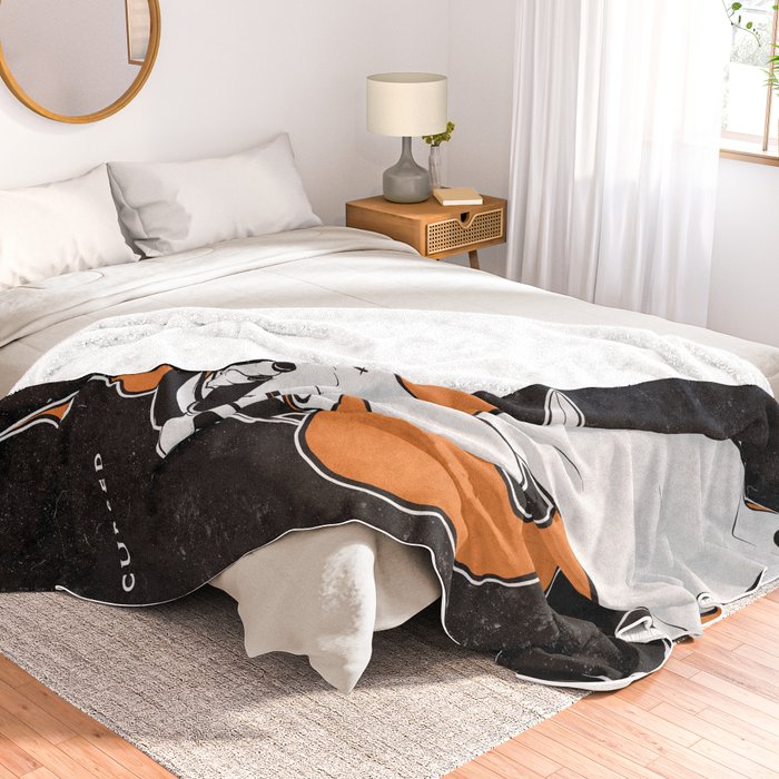 Cursed Beauty Throw Blanket By Mcgarrydesign Society6
