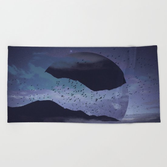 Am I sleepwalking? Beach Towel
