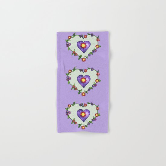 Heartily Floral Hand & Bath Towel