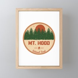 Mt. Hood National Forest Framed Mini Art Print