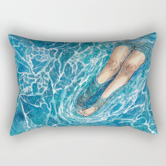 See Me Sea Foam I: When I Grow Up... Rectangular Pillow