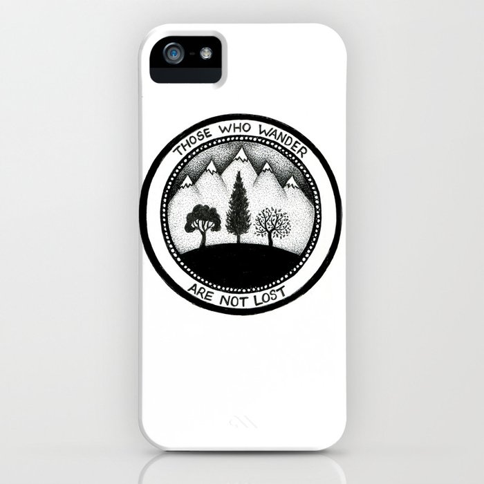 wanderling woods iphone case
