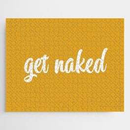 Get Naked mustard Jigsaw Puzzle