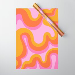 Groovy Swirl - Sunset Wrapping Paper