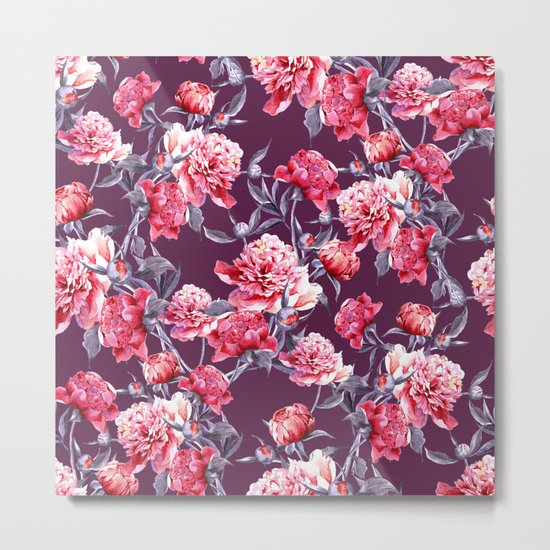 Peony Metal Print