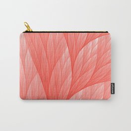 Reef Coral Living Color of the Year 2019 Abstract Pattern Fractal Fine Art Carry-All Pouch
