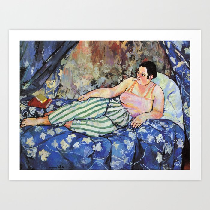 The Blue Room Suzanne Valadon 1923 Art Print