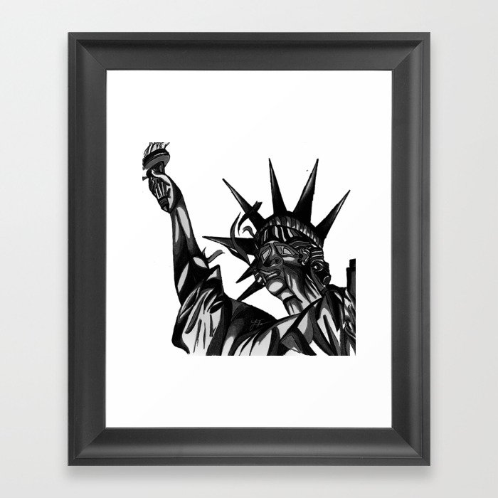 Light 1 for liberty  Framed Art Print