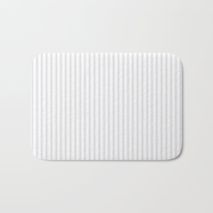 Soft Grey Mattress Ticking Narrow Striped Pattern Fall Fashion