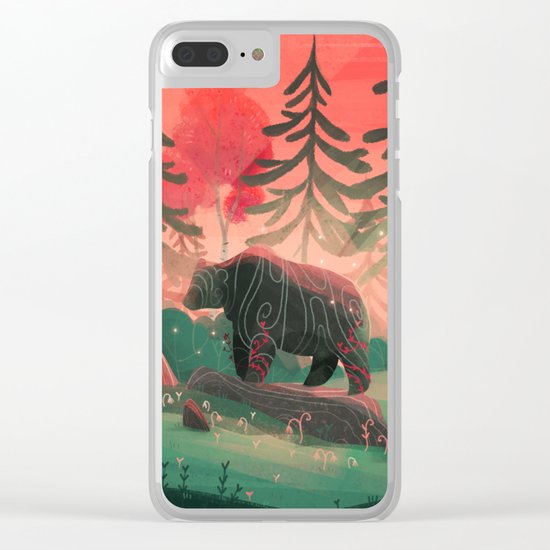 Sunset magic Clear iPhone Case