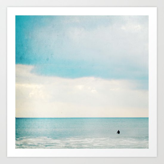 The surf, revisited Art Print