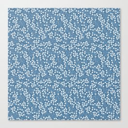 Blue liberty pattern Canvas Print