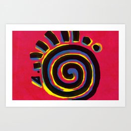 Indigenous Sun Art Print
