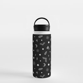 goth occult pattern Water Bottle