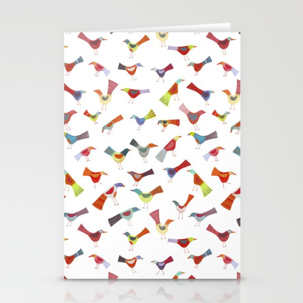 Birds doing bird things Stationery Cards
