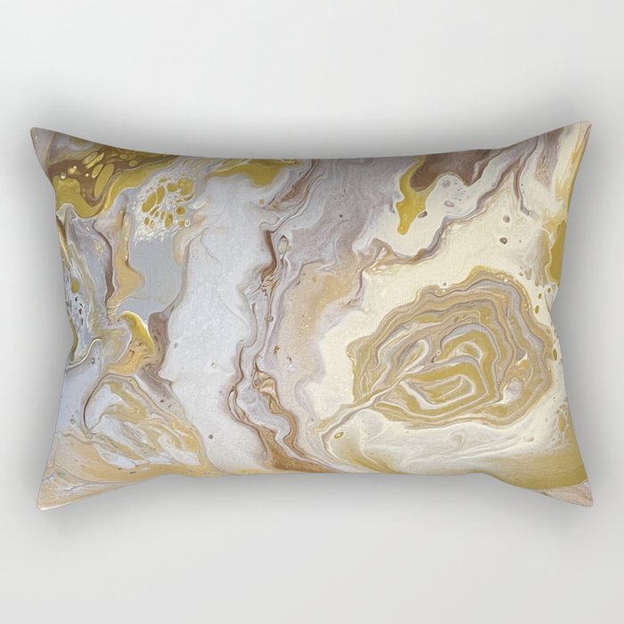 Molten Gold Rectangular Pillow