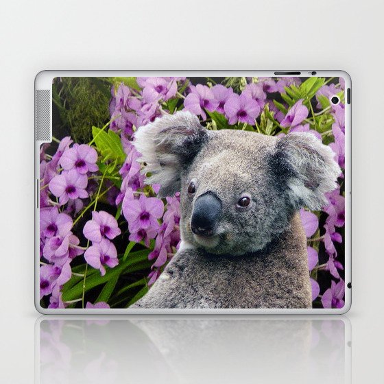 Koala and Orchids Laptop & iPad Skin