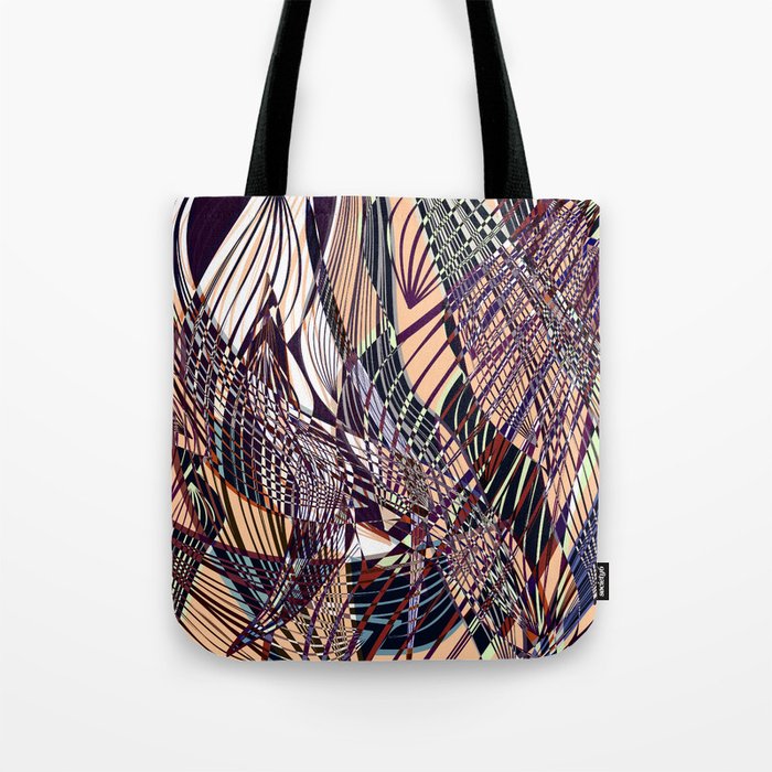 SWEEPING LINE PATTERN I Tote Bag by piaschneider | Society6