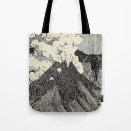 Naturalist Volcano Tote Bag