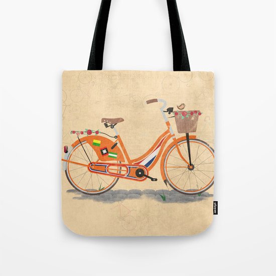 Love Holland, Love Bike Tote Bag