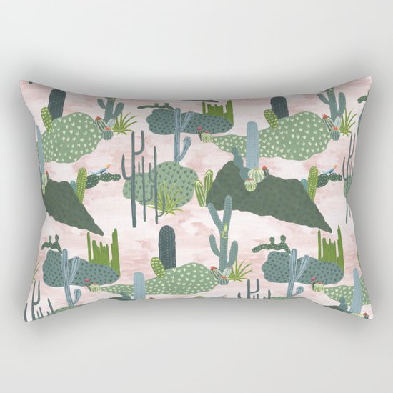 Cacti II Rectangular Pillow