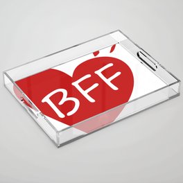 Best friend forever Acrylic Tray