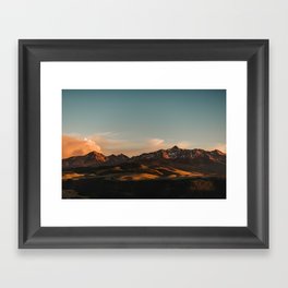 Telluride Sunset (Wide) Framed Art Print