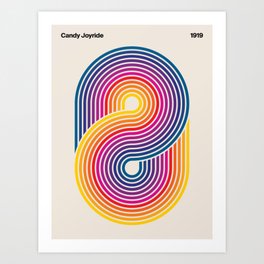 Candy Joyride: 80s Edition Art Print